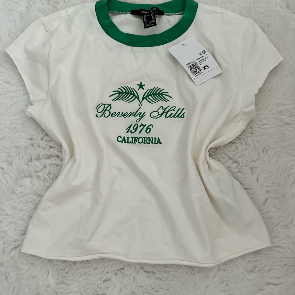 Forever 21 “Beverly Hills 1976 California” Shirt new never worn with tags XS